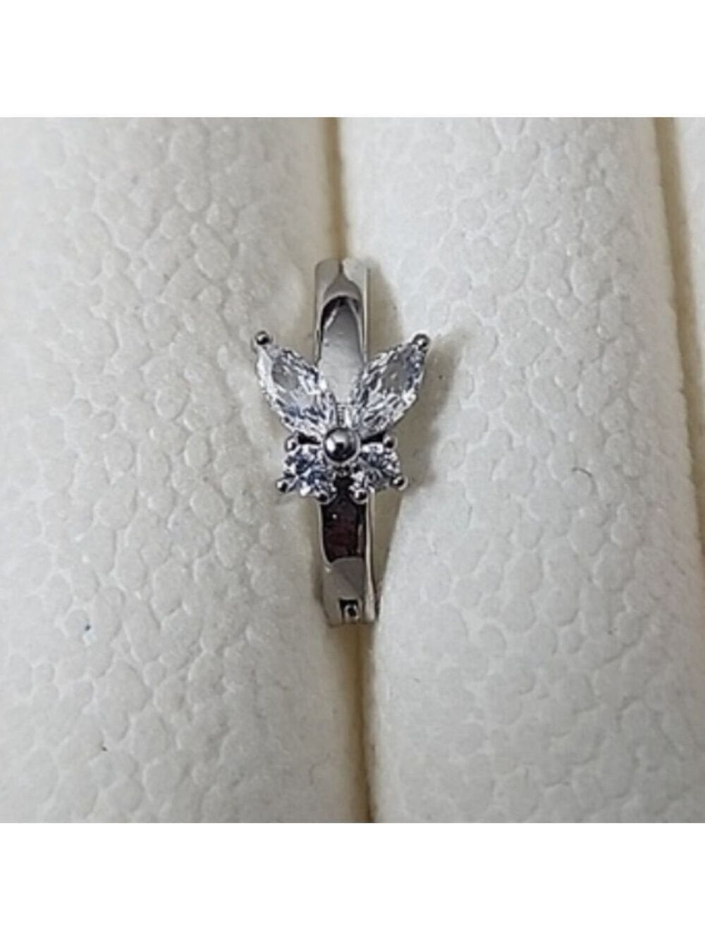 BUTTERFLY Belly BUTTON RING Surgical STEEL 14G